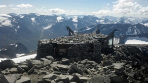 The house on the top of Galdhøpiggen